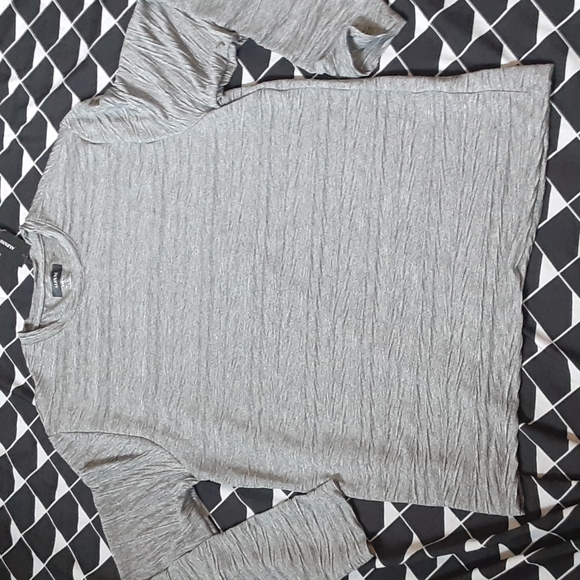 ALFANI SILVER  TOP, SIZE LARGE - Picture 5 of 10